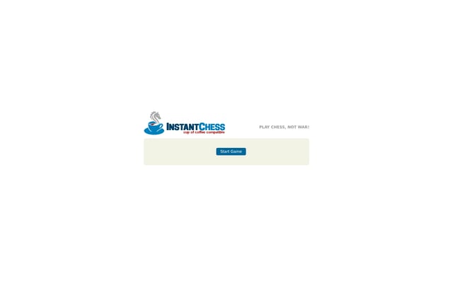 Screenshot of instantchess.com