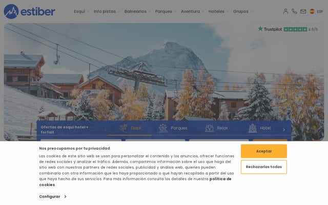 Screenshot of estiber.com