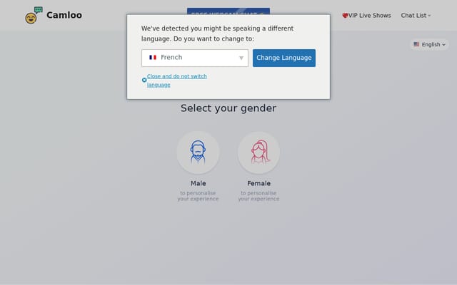 Screenshot of camloo.live