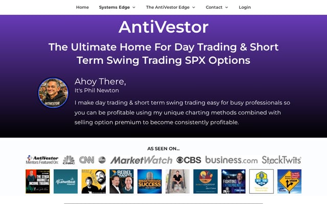 Screenshot of antivestor.com