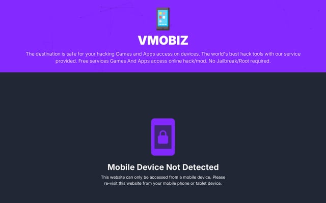 Screenshot of vmobiz.com