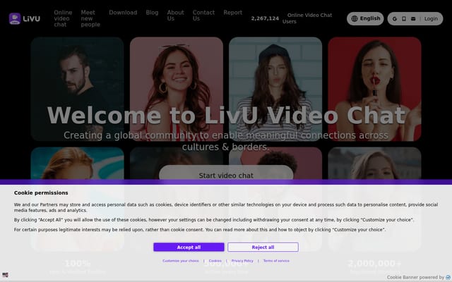 Screenshot of livuapp.com
