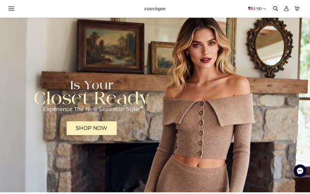 Screenshot of rosvique.com