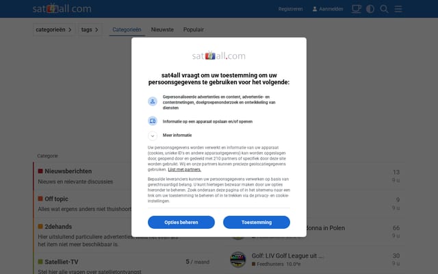Screenshot of sat4all.com
