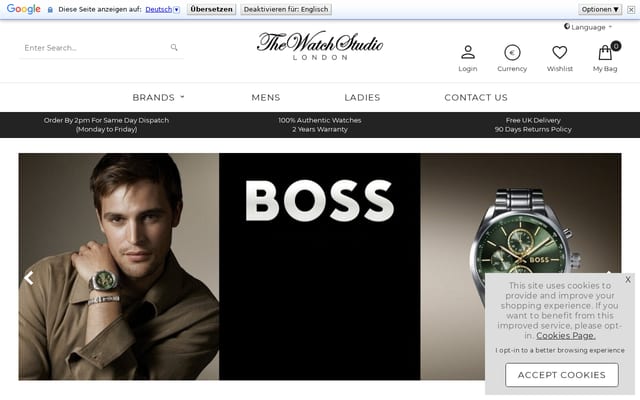 Screenshot of the-watch-studio.com