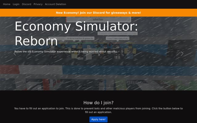 Screenshot of ecsr.io