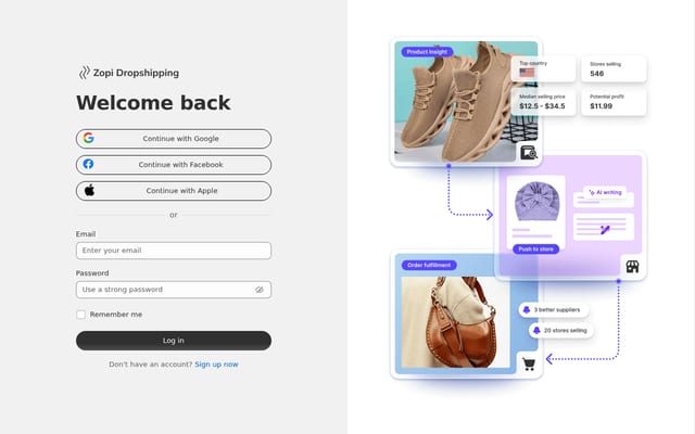 Screenshot of alihunter.io