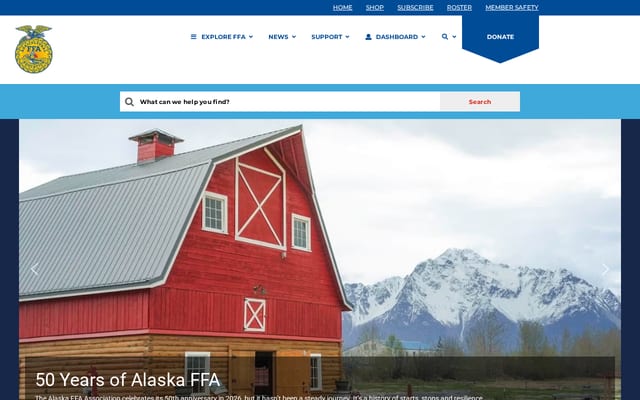 Screenshot of ffa.org