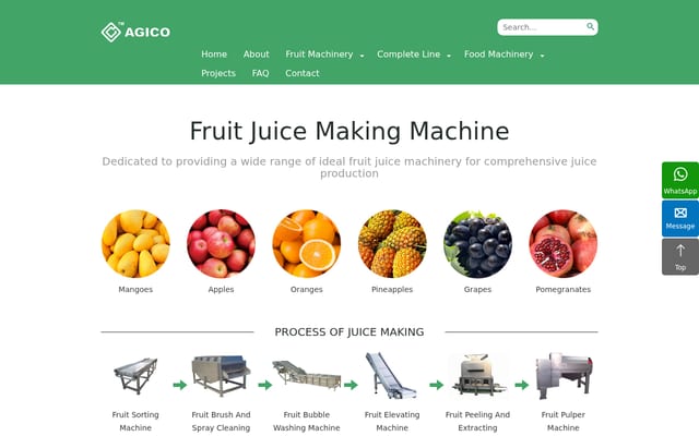 Screenshot of juicemakingmachine.com