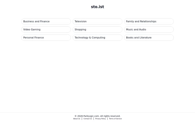 Screenshot of sto.ist