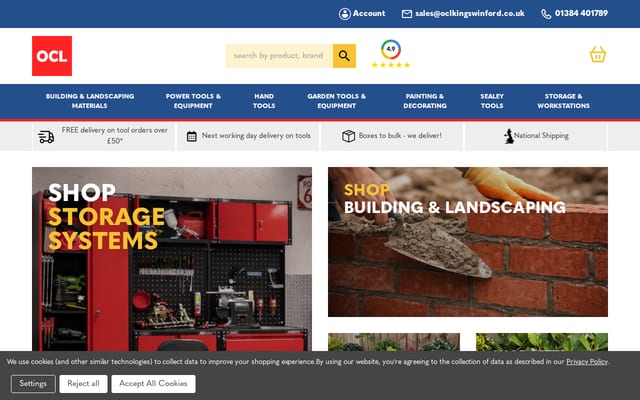 Screenshot of ocldirect.co.uk