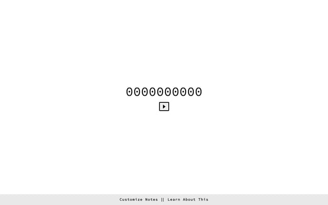 Screenshot of binarypiano.com