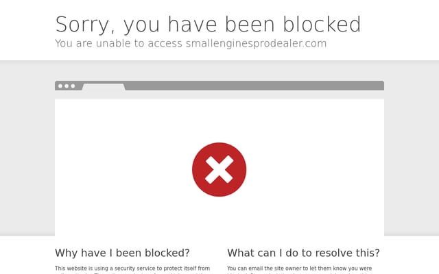 Screenshot of smallenginesprodealer.com