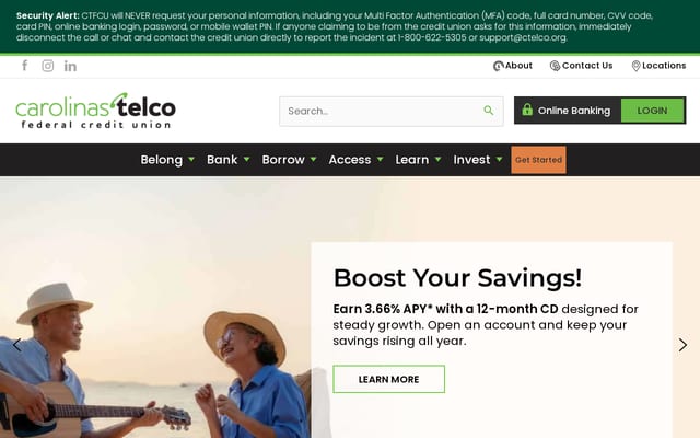 Screenshot of ctelco.org