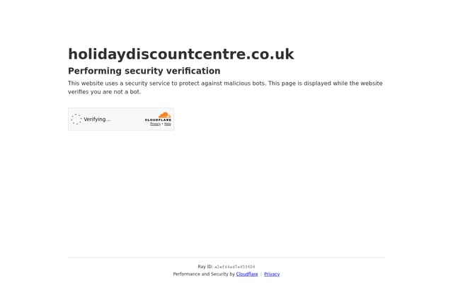 Screenshot of holidaydiscountcentre.co.uk