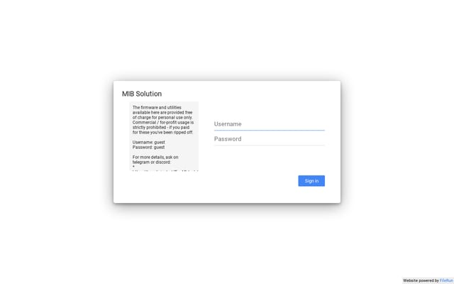 Screenshot of mibsolution.one