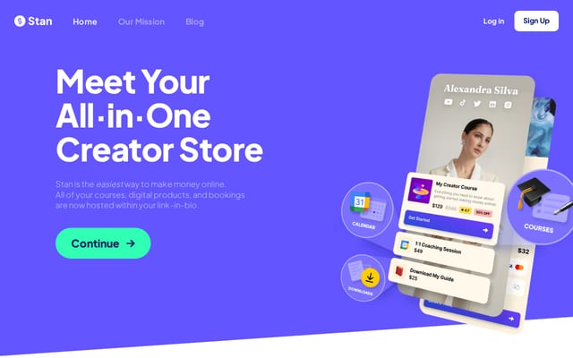 Screenshot of stan.store