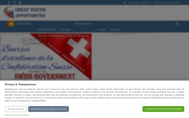 Screenshot of greatyop.com
