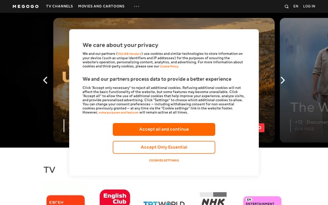 Screenshot of megogo.net