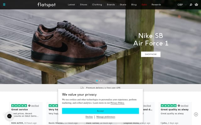 Screenshot of flatspot.com