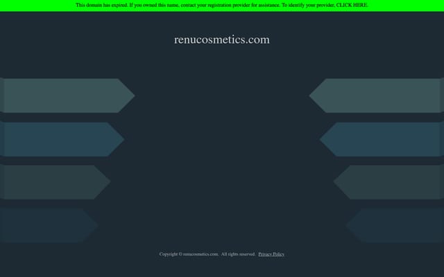 Screenshot of renucosmetics.com