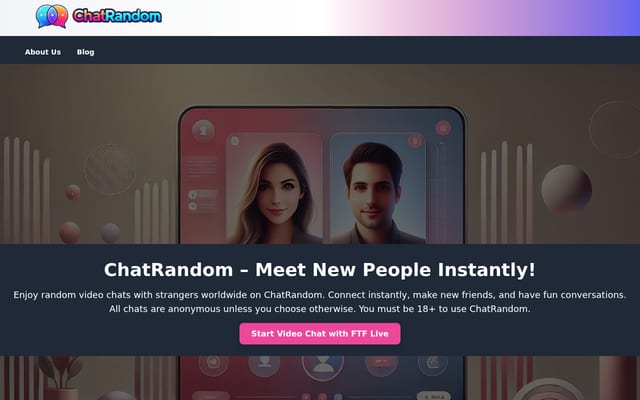 Screenshot of chatrandom.net