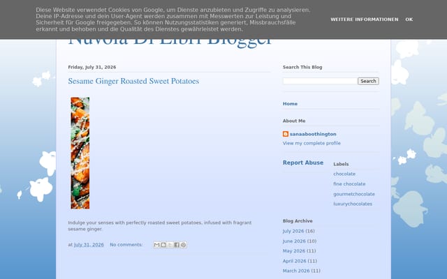 Screenshot of latuanuvoladilibri.blogspot.com