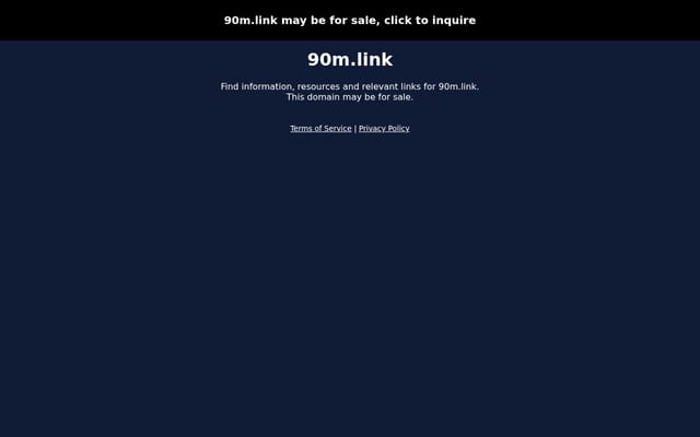 Screenshot of 90m.link