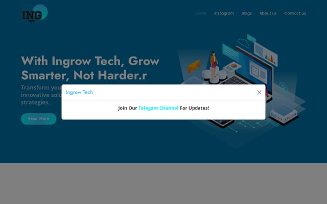 Screenshot of ingrowtech.com