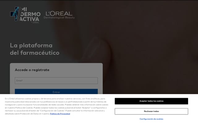 Screenshot of midermoactiva.com
