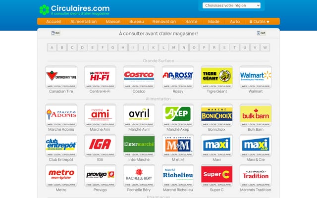 Screenshot of circulaires.com