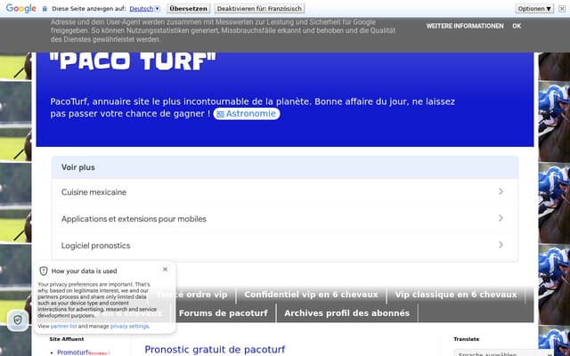 Screenshot of pacoturf.com