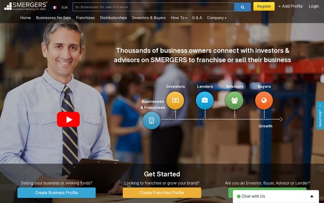 Screenshot of smergers.com