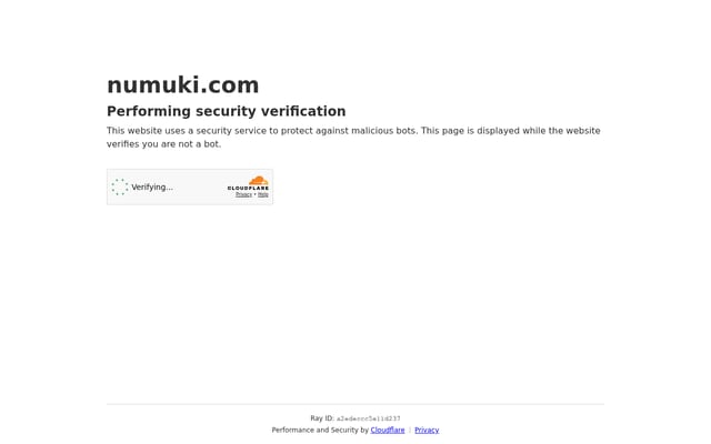 Screenshot of numuki.com