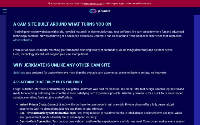 Screenshot of jerkmates.com