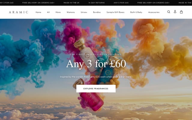 Screenshot of aramic.com