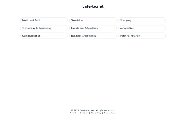 Screenshot of cafe-tv.net