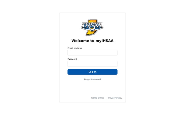 Screenshot of myihsaa.net