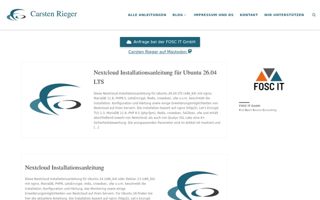 Screenshot of c-rieger.de