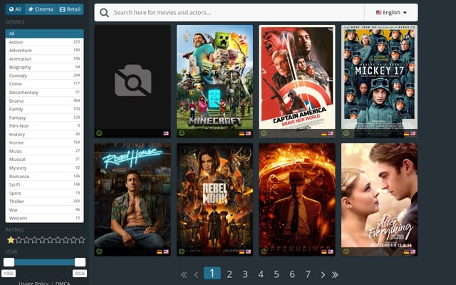 Screenshot of cine-to.com