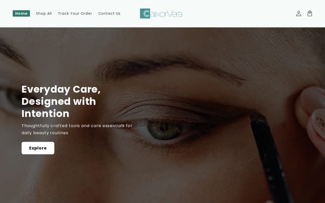 Screenshot of calixorvera.com
