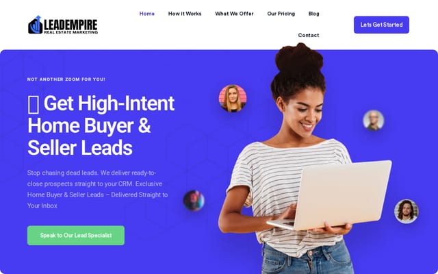Screenshot of leadempire.us