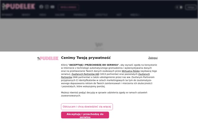 Screenshot of pudelek.pl