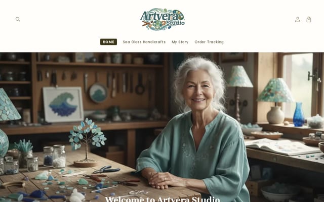 Screenshot of artverastudio.com