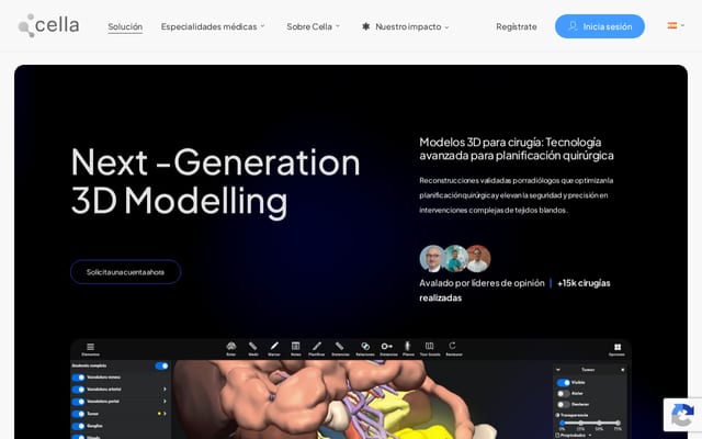 Screenshot of cellams.com