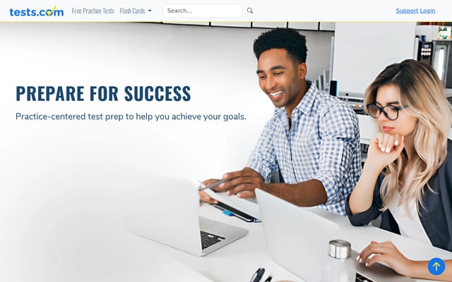Screenshot of tests.com