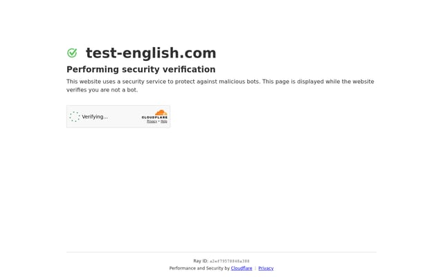 Screenshot of test-english.com
