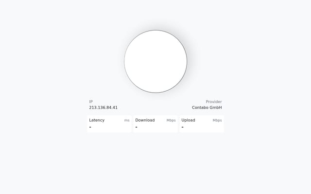 Screenshot of speedtest.co.za
