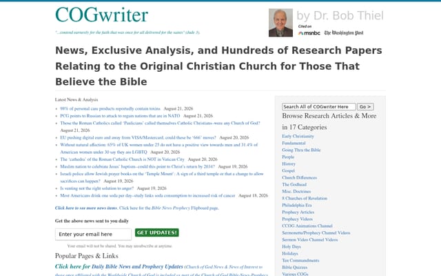 Screenshot of cogwriter.com