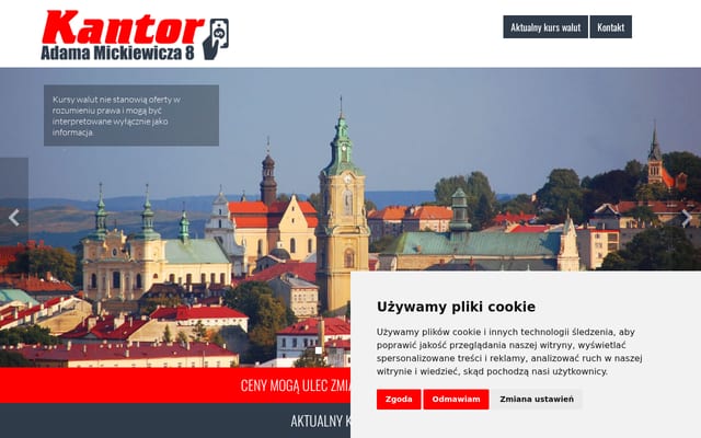 Screenshot of kantorbolek.pl